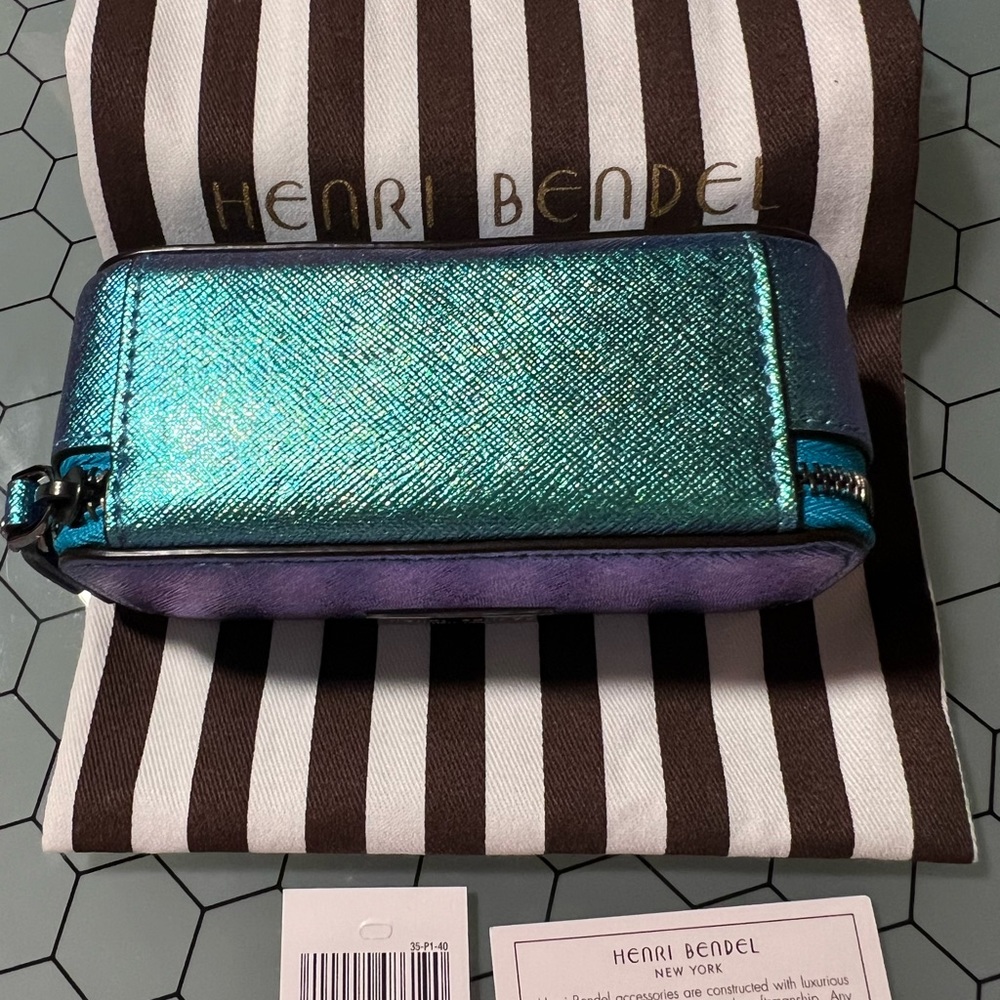 Henri Bendel NWT W57th Galactic Petrol Lipstick Case - Picture 7 of 7
